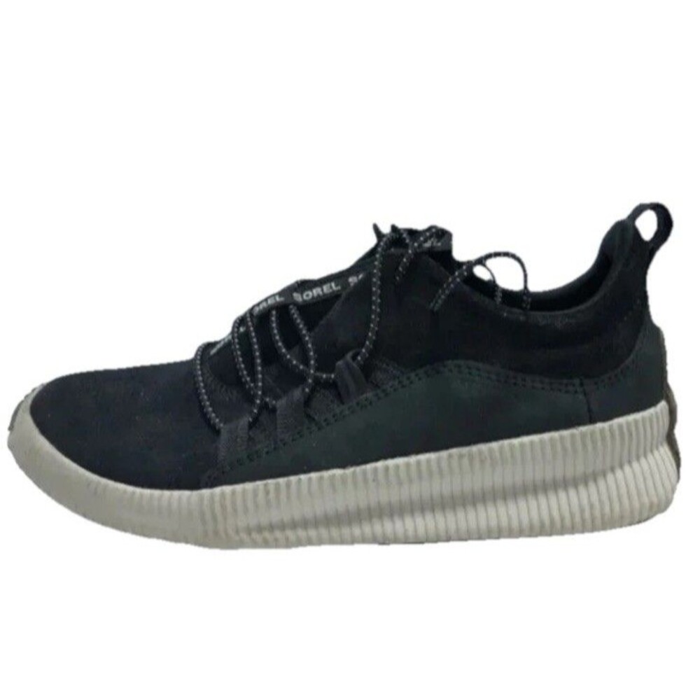 Sorel Shoes Womens 8.5Out N About III Plus Low Sneakers NL3408-010 Black Leather